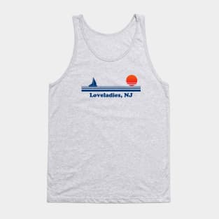 Loveladies, NJ - Sailboat Sunrise Tank Top